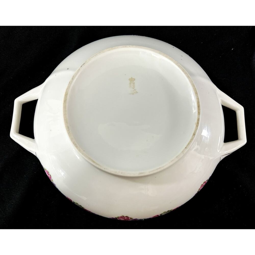 Schönwald Germany Lidded Casserole Dish Floral Vintage German Porcelain - Picture 9 of 11